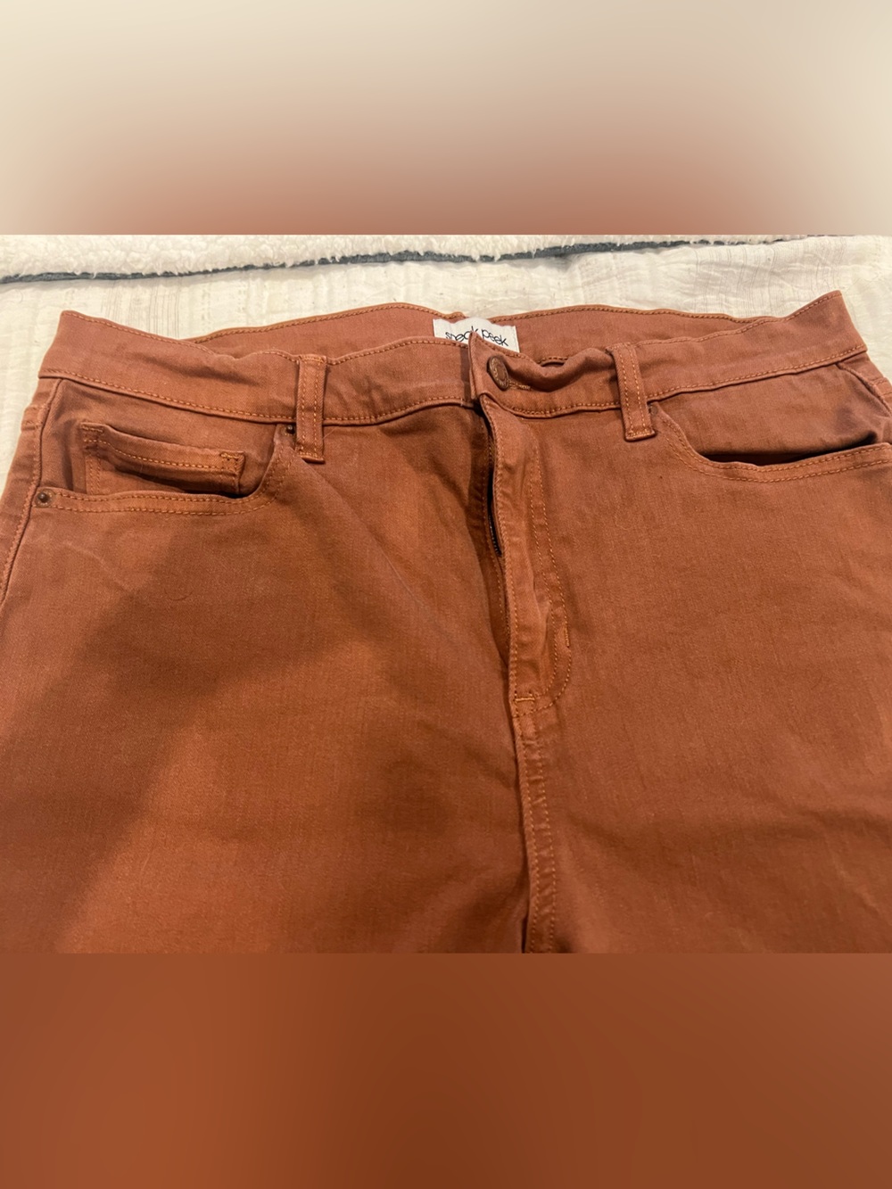 Women’s Wide-Leg Jeans in Rust by Sneak Peek - Picture 4 of 7